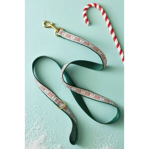 ANTHROPOLOGIE The Bistro Tile Dog Leash: Holiday Edition - Joie ($36 Retail)